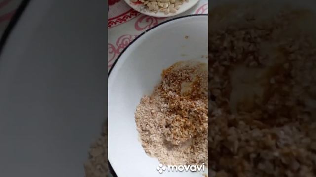 Овсяная каша в духовке, с перетопленным сахаром.