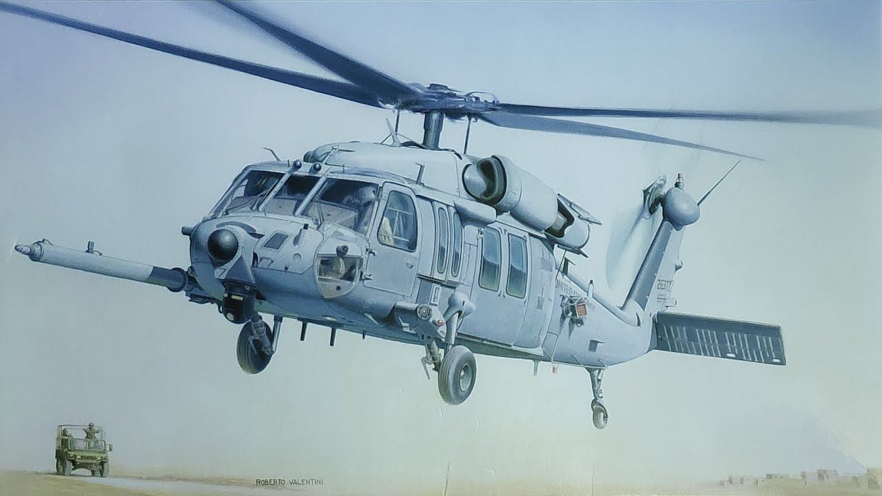 MH-60K Blackhawk SOA от ITALERI 1:48 - Распаковка смотреть онлайн