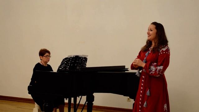 Укр нар пісня "На вулиці скрипка грає" соло Людмила Горностаєва, концертмейстер - Галина Куликовськ смотреть онлайн