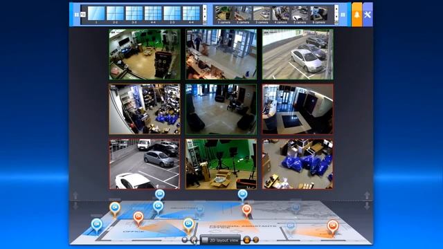Demo Axxon Next - Mapa 3D смотреть онлайн