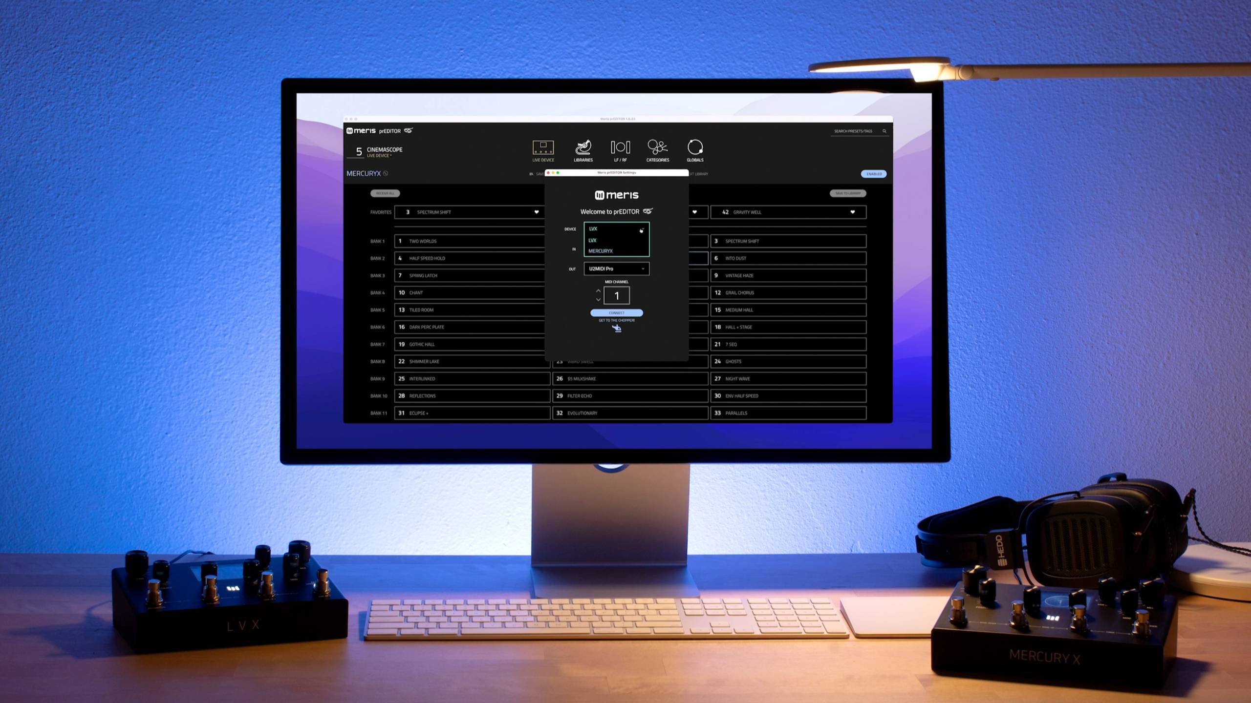 Meris prEDITOR v3 UI for Enzo X, MercuryX and LVX