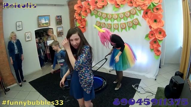 Шоу мыльных пузырей