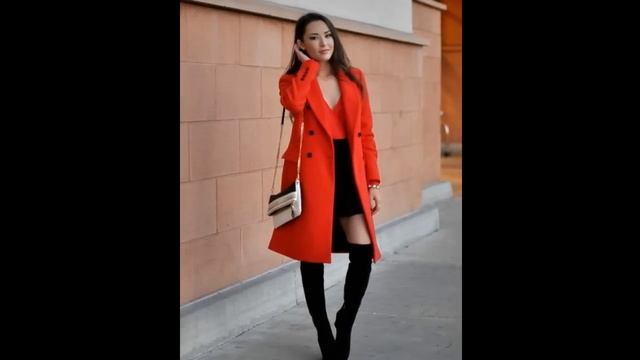 How to Wear Red Coat to Look Stylish смотреть онлайн