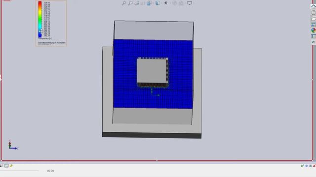 SolidWorks Flow Simulation - Passive Convection Cooling Block With Uneven Lid Behaviour смотреть онлайн