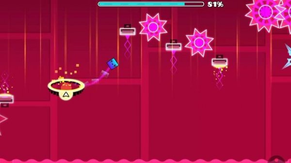 Играю в Geometry Dash! Почти прошёл уровень Electroman Adventures. #1