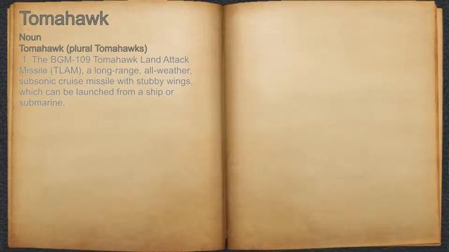 What does Tomahawk mean? смотреть онлайн
