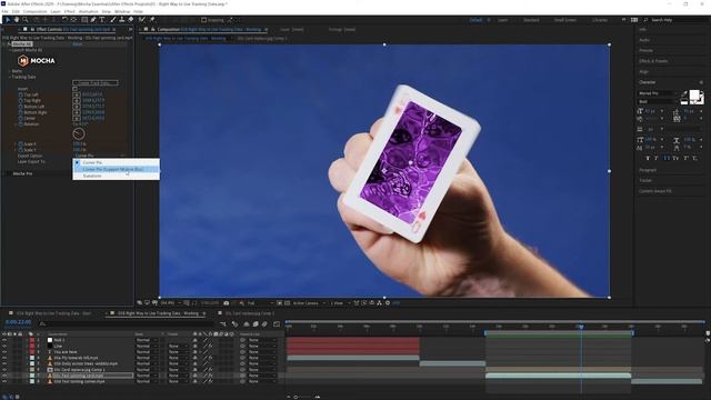 05b Using The Data - Corner Pins [Mocha Essentials]