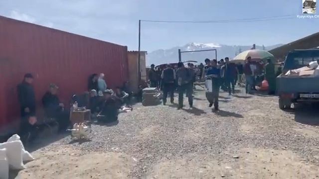 Кызыл-Кыя шаарында жумасына 2 жолу мал (тоок) базар бейшемби жана жекшемби кундору иштей баштады. смотреть онлайн