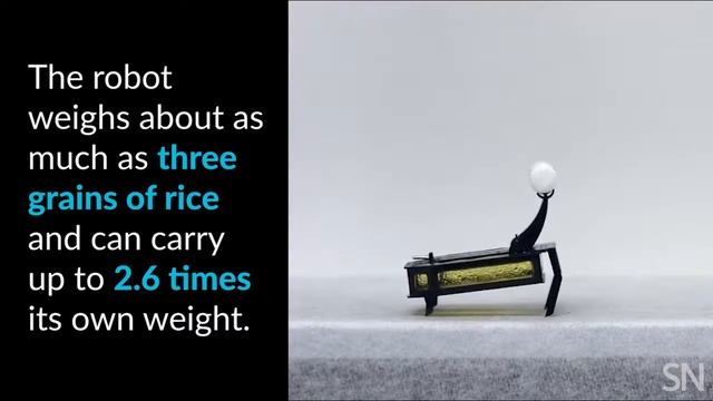 Küçük bir robot sıvı güçle çalışıyor смотреть онлайн