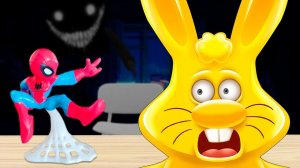 КТО НАБЛЮДАЕТ ЗА ЖЕЛЕЙНЫМ ЗАЙЦЕМ ХАРИТОНОМ?