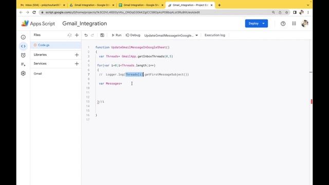 Gmail integration Using App Script | Google Sheet смотреть онлайн
