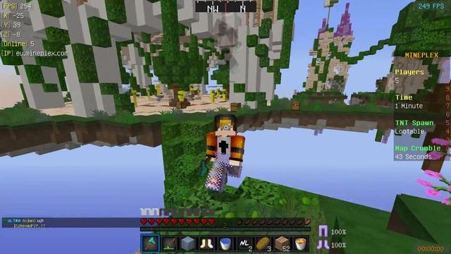 SkyWars #5 (Офигенный скайварс на Mineplex???) w/Gerryd смотреть онлайн