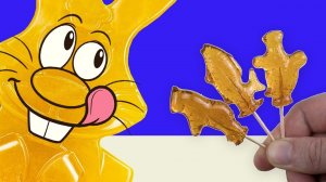 ВКУСНЫЕ ЛЕДЕНЦЫ ИЗ ЖЖЁНОГО САХАРА И ЖЕЛЕЙНЫЙ ЗАЯЦ ХАРИТОН