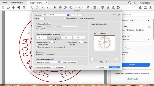 Cómo imprimir cartel en tamaño poster desde cualquier impresora con un pdf #alertaroja смотреть онлайн