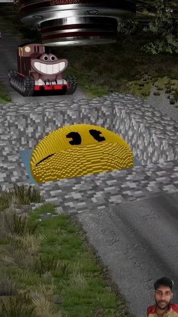 Amazing Skibidi Toilets & Cars Getting Pushed into Pit with Pac-Man by Bollard | BeamNG.Drive смотреть онлайн