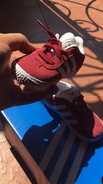REVIEW ADIDAS GAZELLE MAROON KIDS BNWB смотреть онлайн