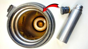 Как ОТМЫТЬ ТЕРМОС ВНУТРИ от СИЛЬНОГО ЧАЙНОГО НАЛЁТА — простой и эффективный способ!!!