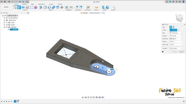 Fusion 360 Tutorial  - WEB Feature