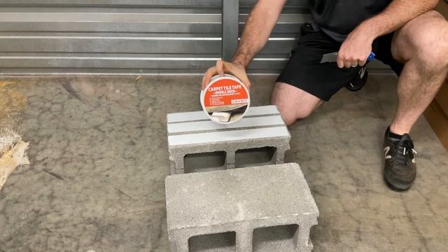 Strongest Double Sided Tape - Cement Block Test смотреть онлайн