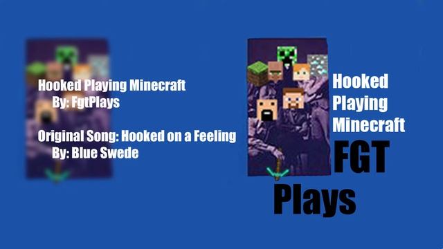 Hooked Playing Minecraft - Hooked on a Feeling Minecraft Parody смотреть онлайн