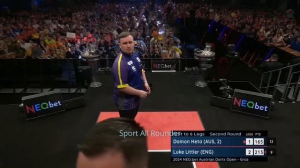 Damon Heta v Luke Littler | 2024 Austrian Darts Open | Second Round