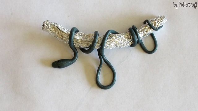 DIY snake necklace - Slytherin - Harry Potter tutorial смотреть онлайн