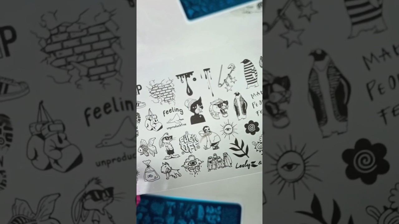 Шикарные новинки от Lesly stamping Коллоборация от Анны и Альбины♥️ #stamping #nails #распаковка смотреть онлайн