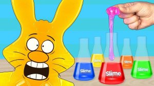 ЭКСПЕРИМЕНТЫ СО СЛАЙМАМИ И ЖЕЛЕЙНЫЙ ЗАЯЦ ХАРИТОН