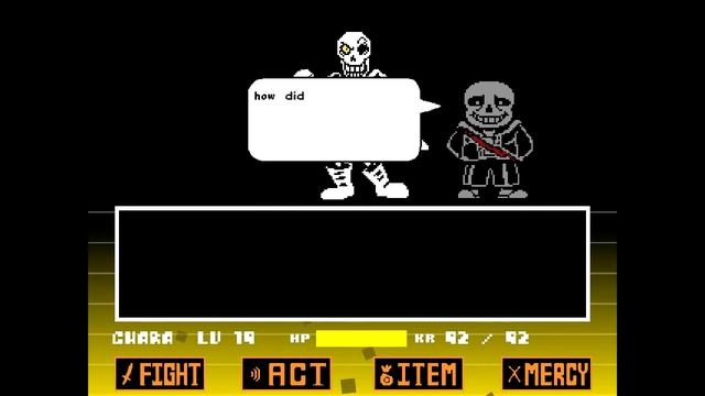Disbelief Papyrus fight! (1-3 phases) (UNITALE, CYF) смотреть онлайн