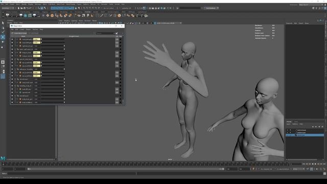 Creating a Blendshape with a Set Driven Key for Better Joint Deformation in Maya смотреть онлайн