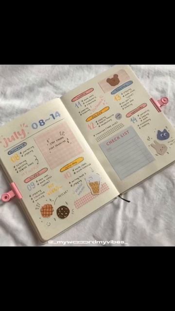 Идеи для заполнения скетчбука,ежедневника,блокнота🍓 смотреть онлайн