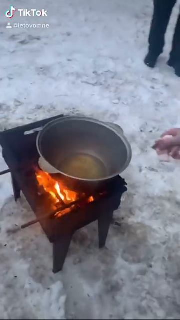 Рецепт плова на костре 🔥🌲 смотреть онлайн