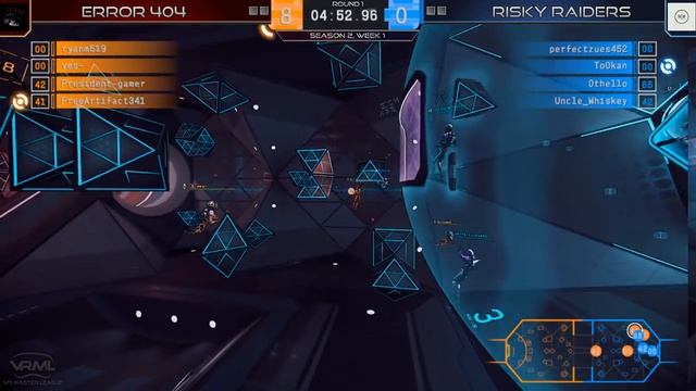 Echo Arena - Risky Raiders vs ERROR 404 - Season 2 Week 2 - VRML смотреть онлайн