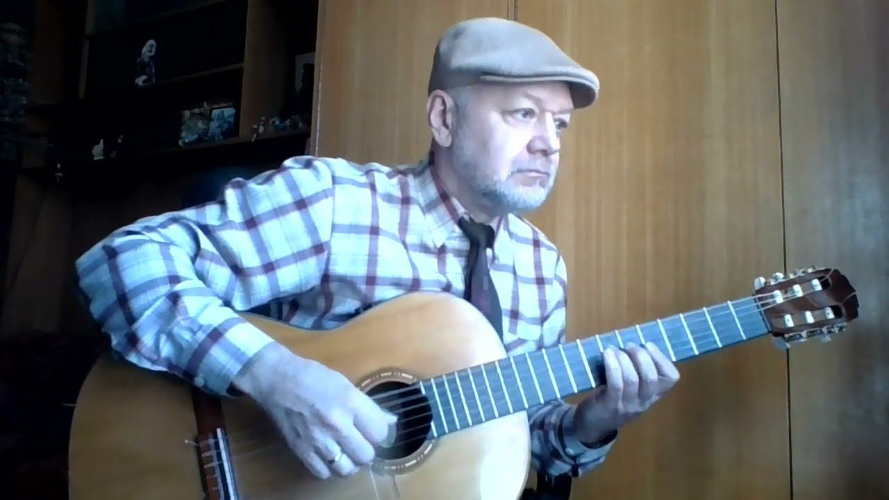 Вальс Любовь и голуби на гитаре смотреть онлайн