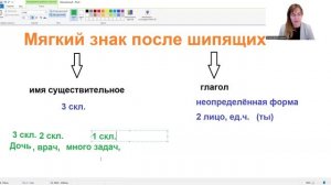 Мягкий знак после шипящих