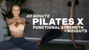 kaykay - 40 MIN PILATES + FUNCTIONAL STRENGTH ｜ Full Body ｜ Low Impact ｜ + Weights