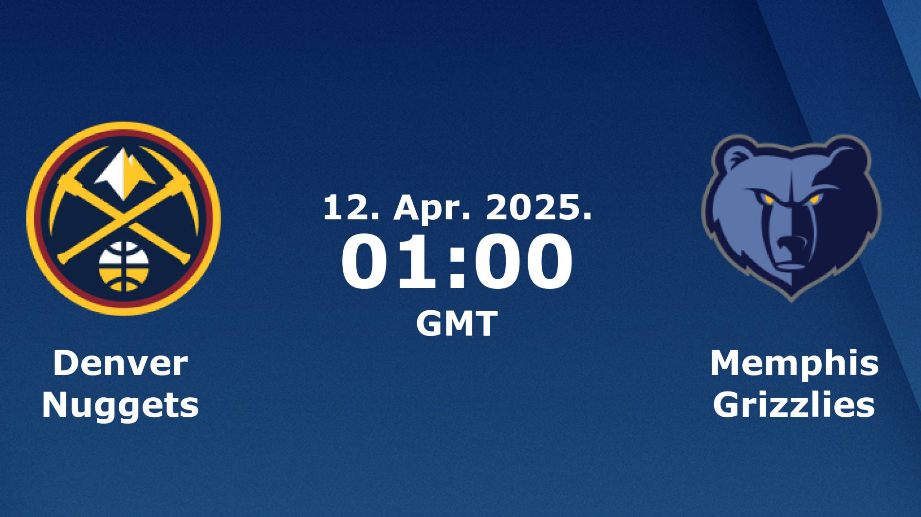 11.04.2025 | Денвер Наггетс — Мемфис Гриззлис | Nuggets — Grizzlies