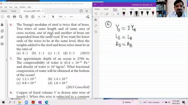 previous year questions Neet elasticity смотреть онлайн