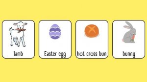 Easter Vocabulary for kids _ Memory Game
