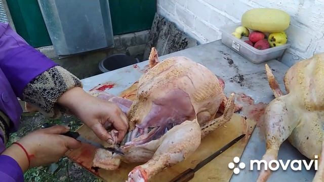 Разделка индюшки! смотреть онлайн