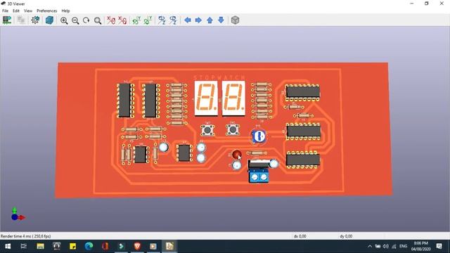 Change Solder Mask in KiCad смотреть онлайн