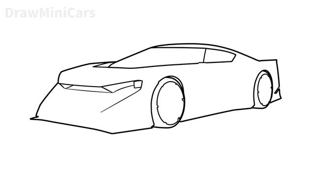 How to draw a NISSAN HYPER FORCE 2023 / drawing nissan gtr concept car step by step смотреть онлайн