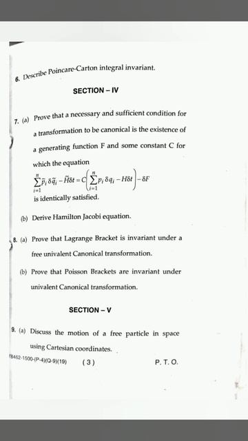 Mdu Regular msc maths 4th sem(Classical Mechanics)paper july 2019| #mdupapers All Maths Education смотреть онлайн