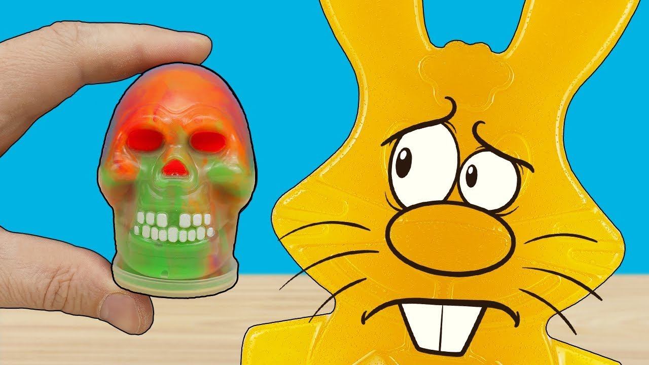 ЭКСПЕРИМЕНТЫ | КРУТЫЕ БОБЫ "MIGHTY BEANZ" И ЖЕЛЕЙНЫЙ ЗАЯЦ ХАРИТОН смотреть онлайн