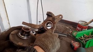 hyundai accent замена переднего ступичного подшипника