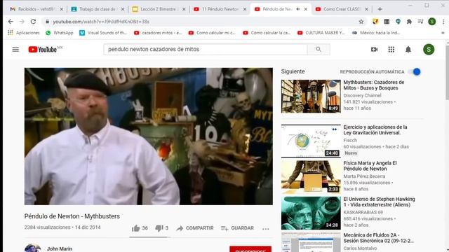 FÍSICA II CONSERVACIÓN ENERGÍA смотреть онлайн