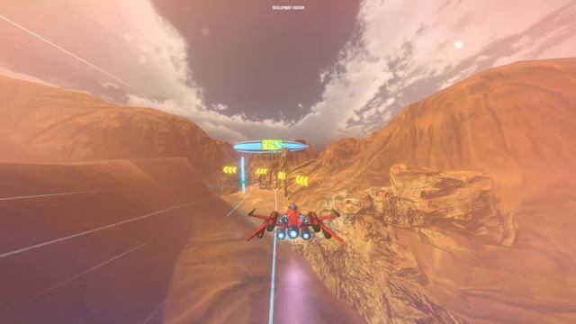 Neon Wings alpha gameplay (fast paced podracing game) смотреть онлайн