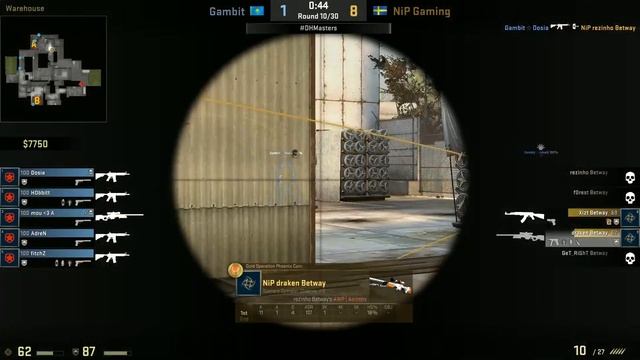 Gambit vs NiP - map1: de_cache - DreamHack Malmo 2017 - Group Stage - Day 2 смотреть онлайн