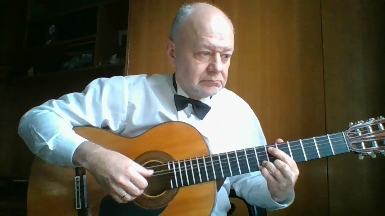 Менуэт - Моцарт на гитаре смотреть онлайн