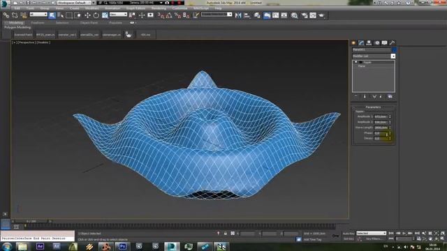 3D Max Modifiers RIPPLE модификатор RIPPLE Di-Box